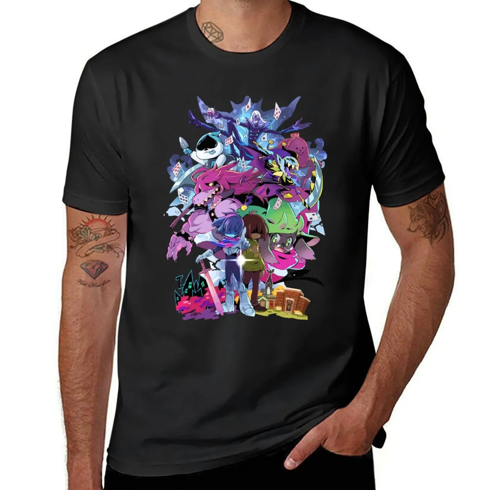 Deltarune - Adventure T-Shirt aesthetic clothes summer tops mens plain t shirts