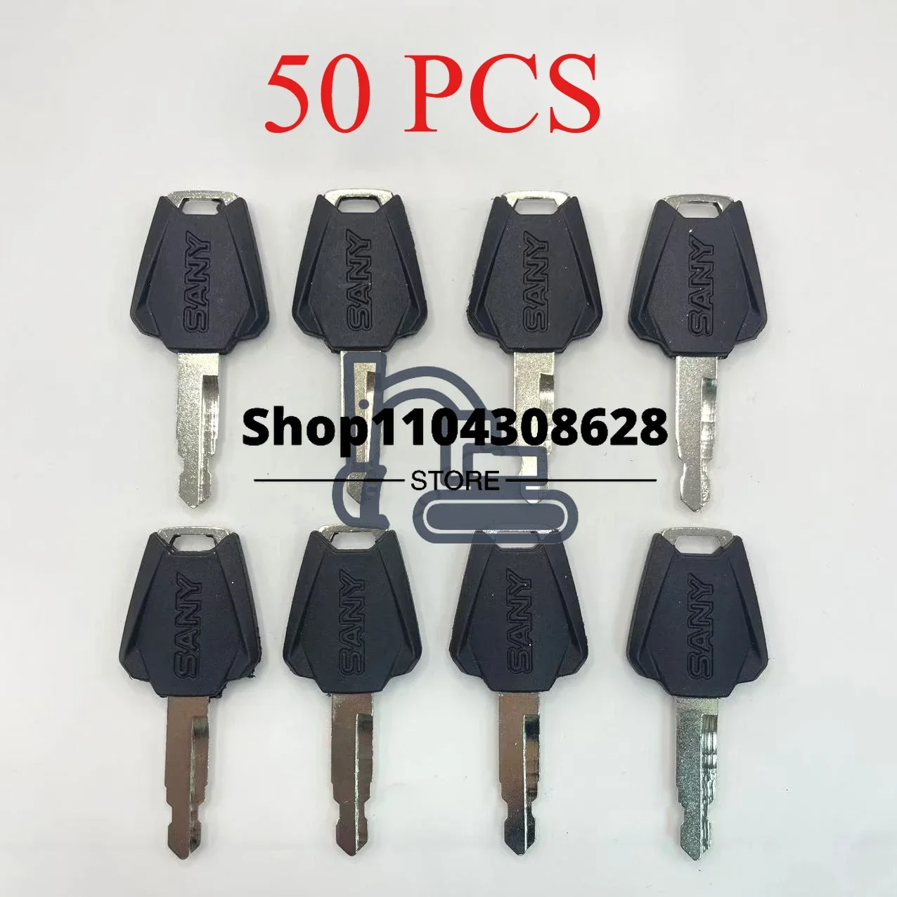 

50 PCS Sany Key for Sany SY65 SY75 SY135 SY215 Excavator Heavy Equipment