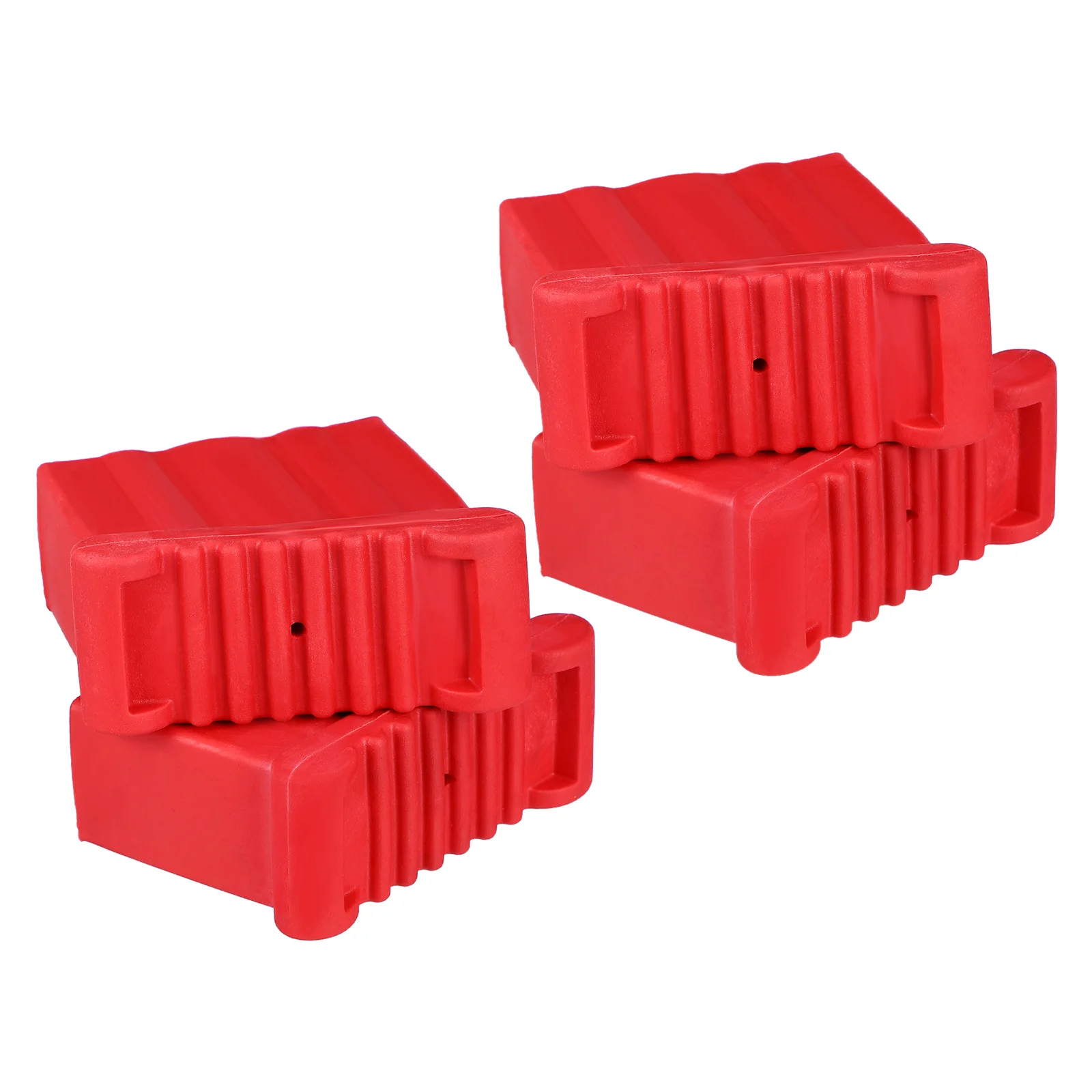 4 قطعة قدم سلم يغطي منصات القدم عدم الانزلاق لخطوة سلم قوي الوفير الحرس استبدال أجزاء 7.1x2.8 سنتيمتر لأسطح مختلفة