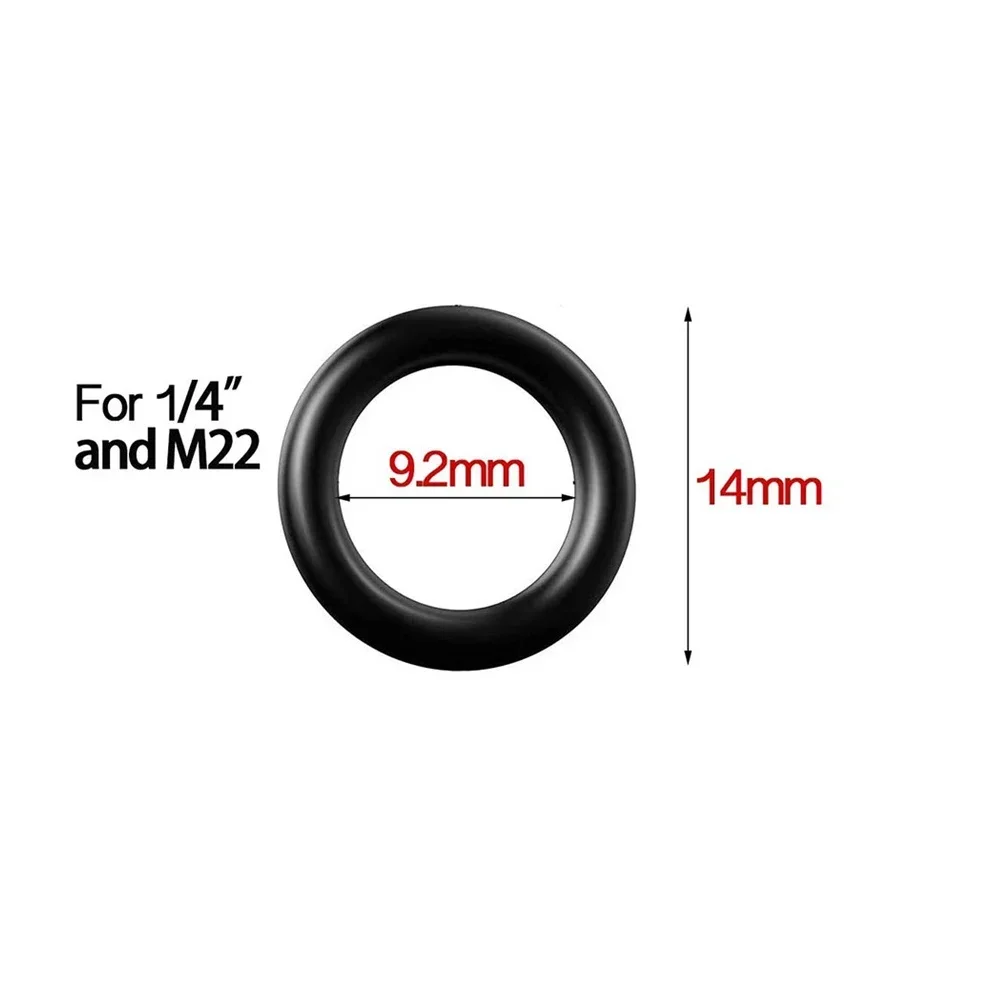 20pcs O-Rings 1/4 M22 3/8 O-Rings High Pressure Seal For Pressure Washer Hose Quick Disconnect Connector Tools Yellow