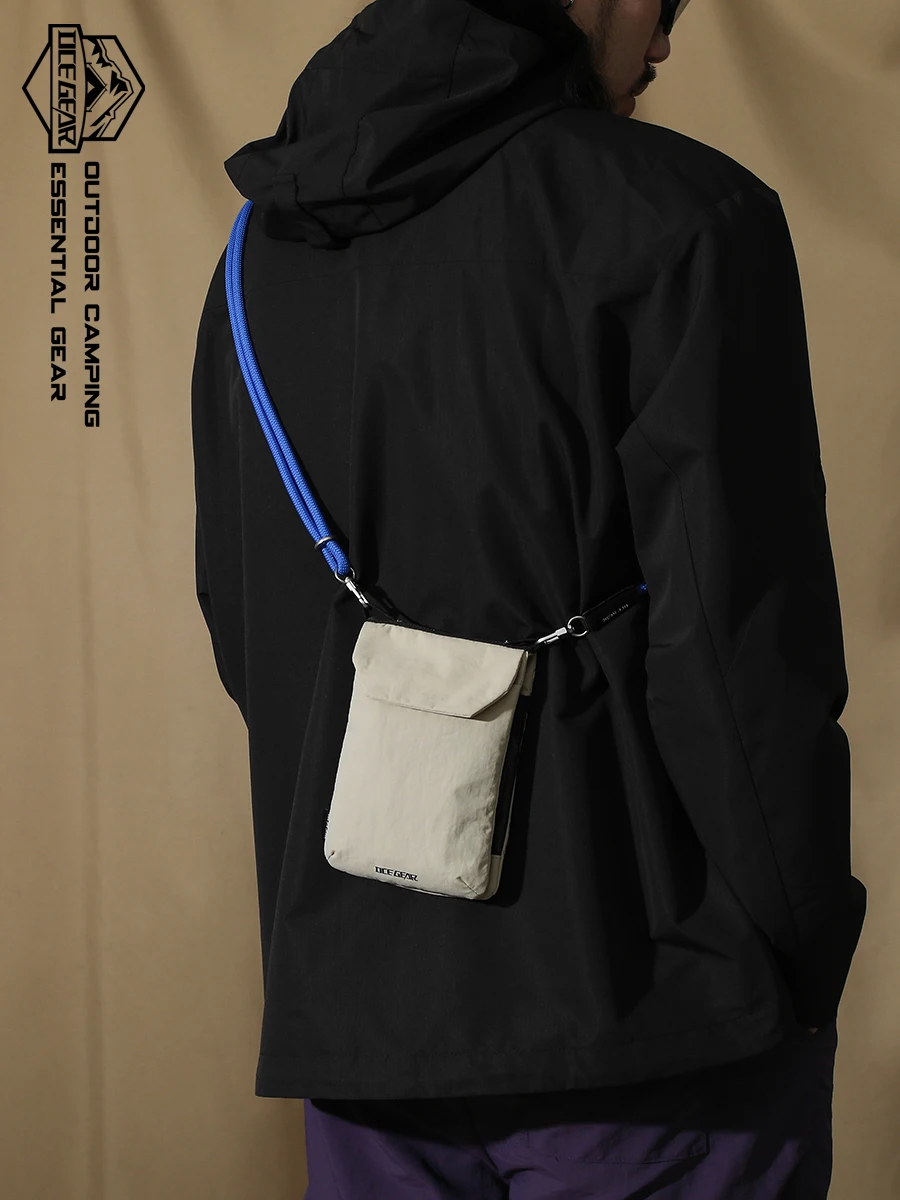 OCE GEAR RFID Anti-Theft Casual Travel Shoulder Crossbody Bag for Mobile Phones And Documents Soft Nylon Youth Backpack