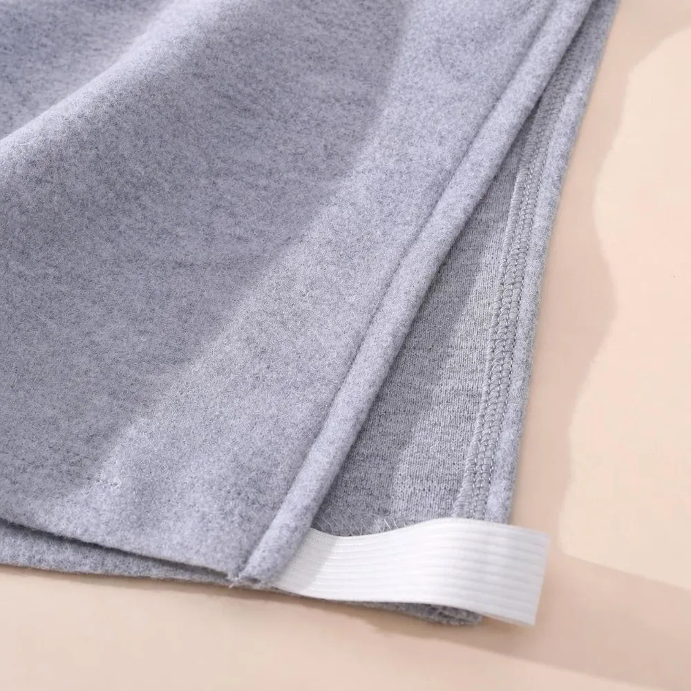 Single-sided Fleece Fake Hood Collar Soft Cotton Spandex No Drawstring Fleece Hood Collar Classic Color Sleeveless Design