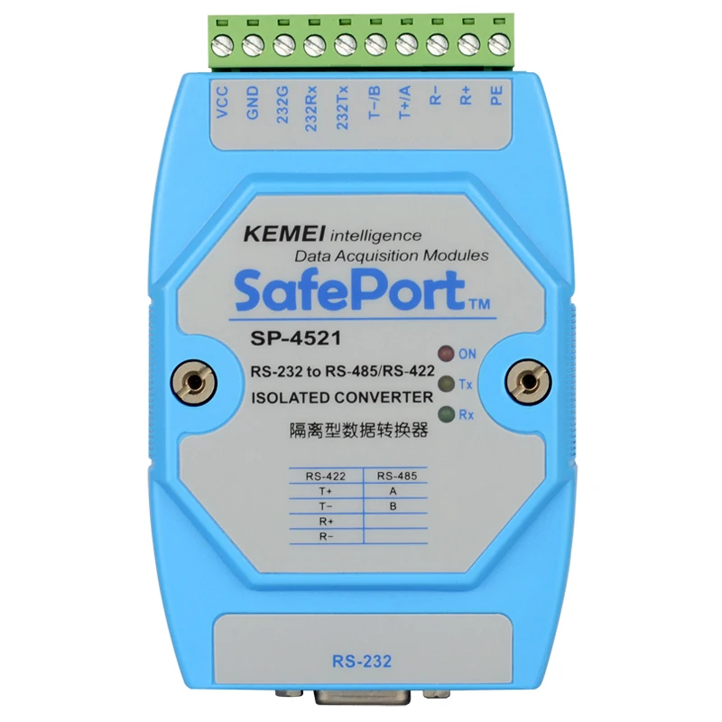 Automatic Data Direction 1.5KV Isolation Serial Port Converter RS232 to RS422 RS485 Converter