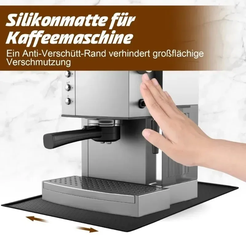 Silicone Soft Bar Kitchen Draining Mats Cups Dishes Mat Anti-scald Non-slip Waterproof Coasters Coffee Machine Absorbent Mat