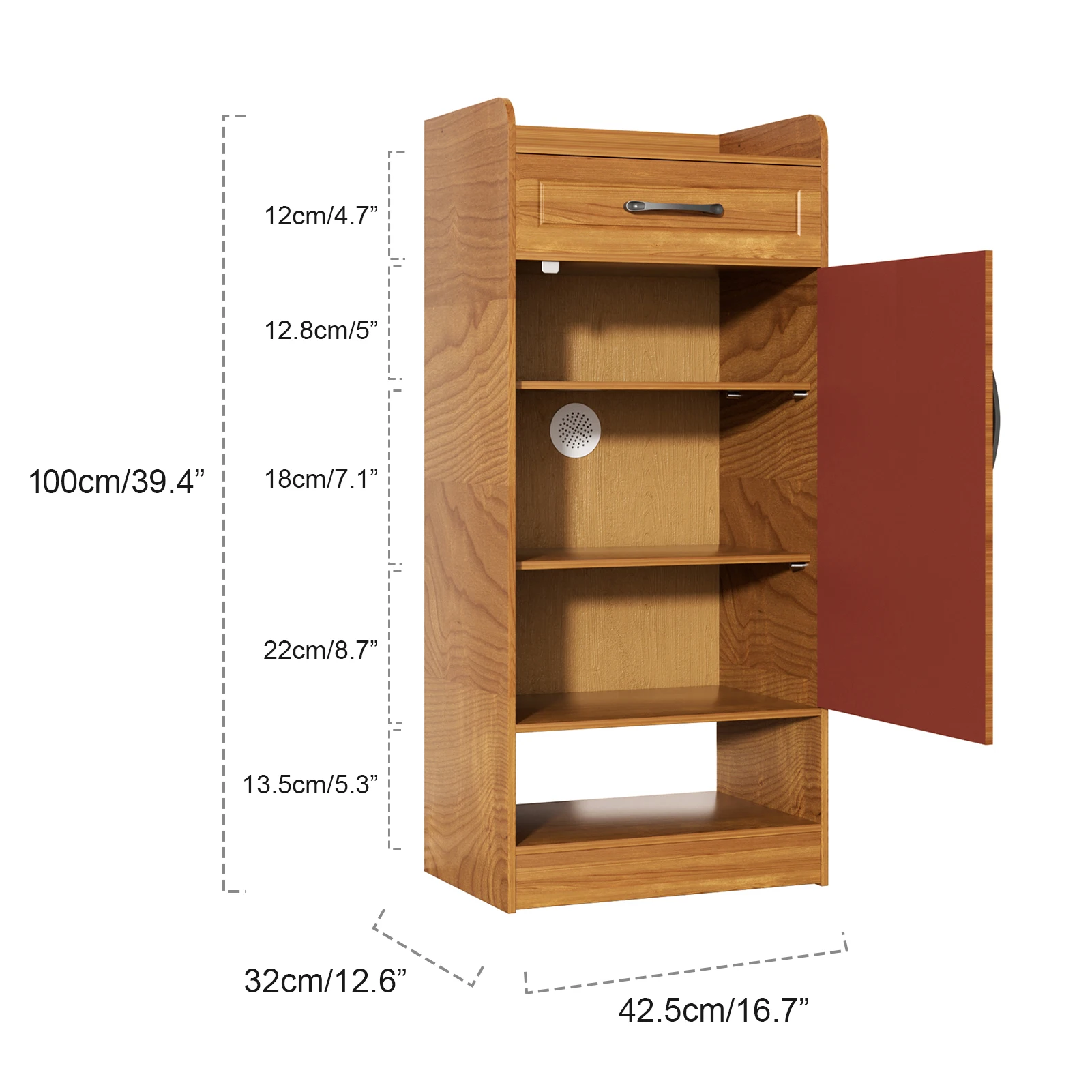 Shoe Cabinet Storage Solid Wood Home Entrance Porch Cabinet Integrated Indoor Beautiful Dustproof Storage Shoe Rack With Drawer