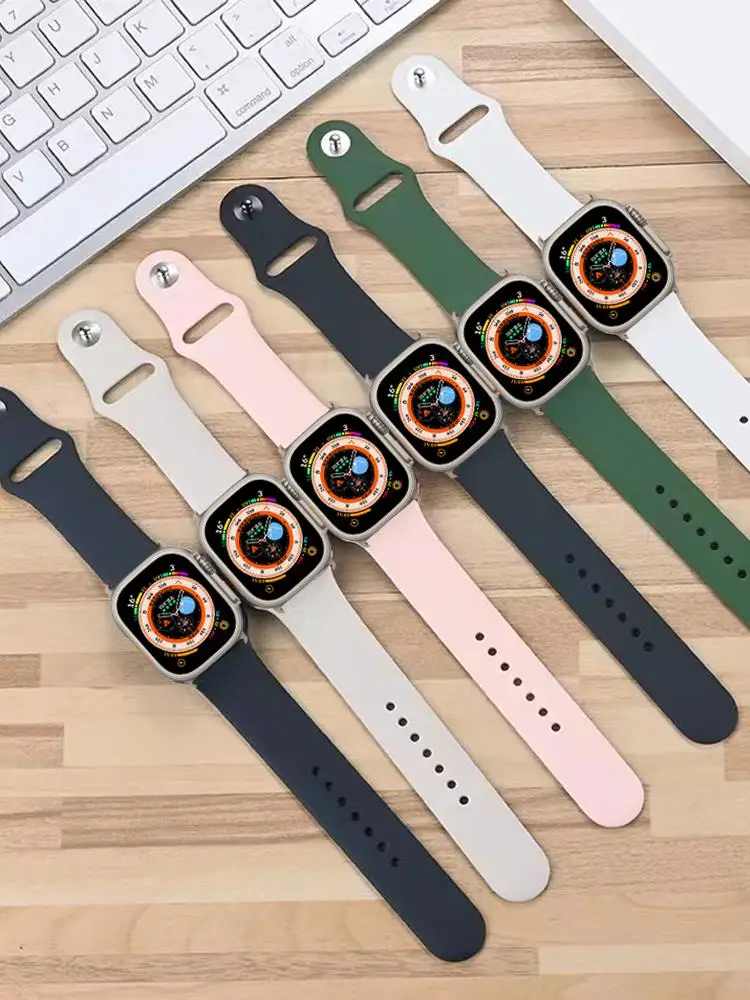 Official-website Straps For Apple Watch Band 45mm 42mm 46mm 44mm 41 40 mm Ultra 2 49mm correa bracelet iwatch 10 9 7 8 SE 5 6