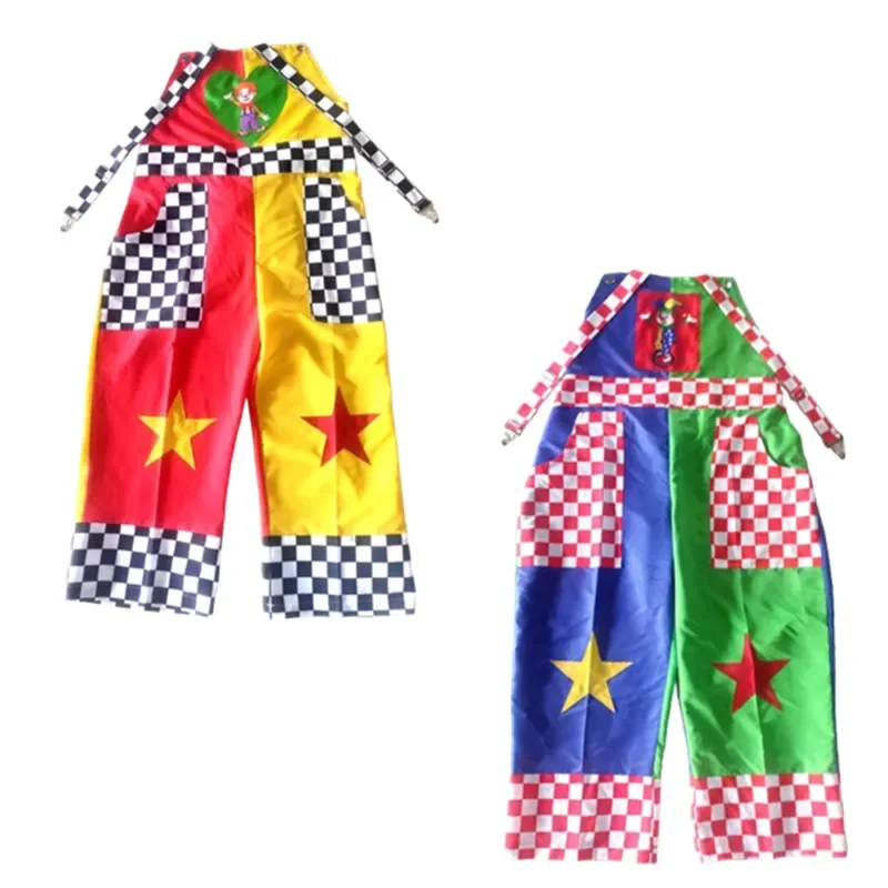 

Colorful Clown Clothing For Men Joker Marsquerade Party Dress Up Clothes