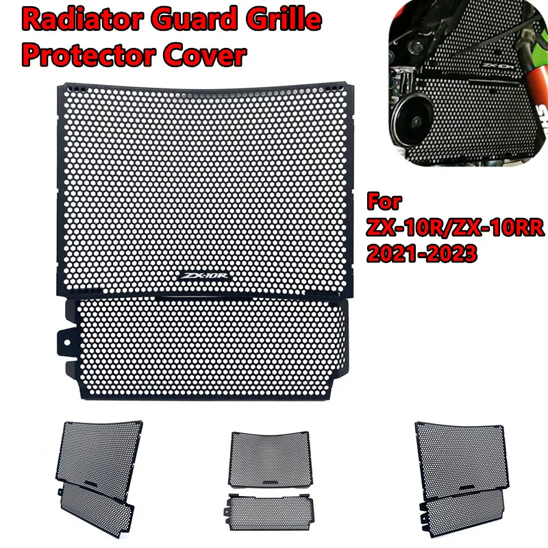 

ZX10R For Kawasaki ZX-10R ZX-10RR 2021- 2023 2024 25 2026 Motocycle Radiator Grille Guard Cover Tank Grille Guard Protection