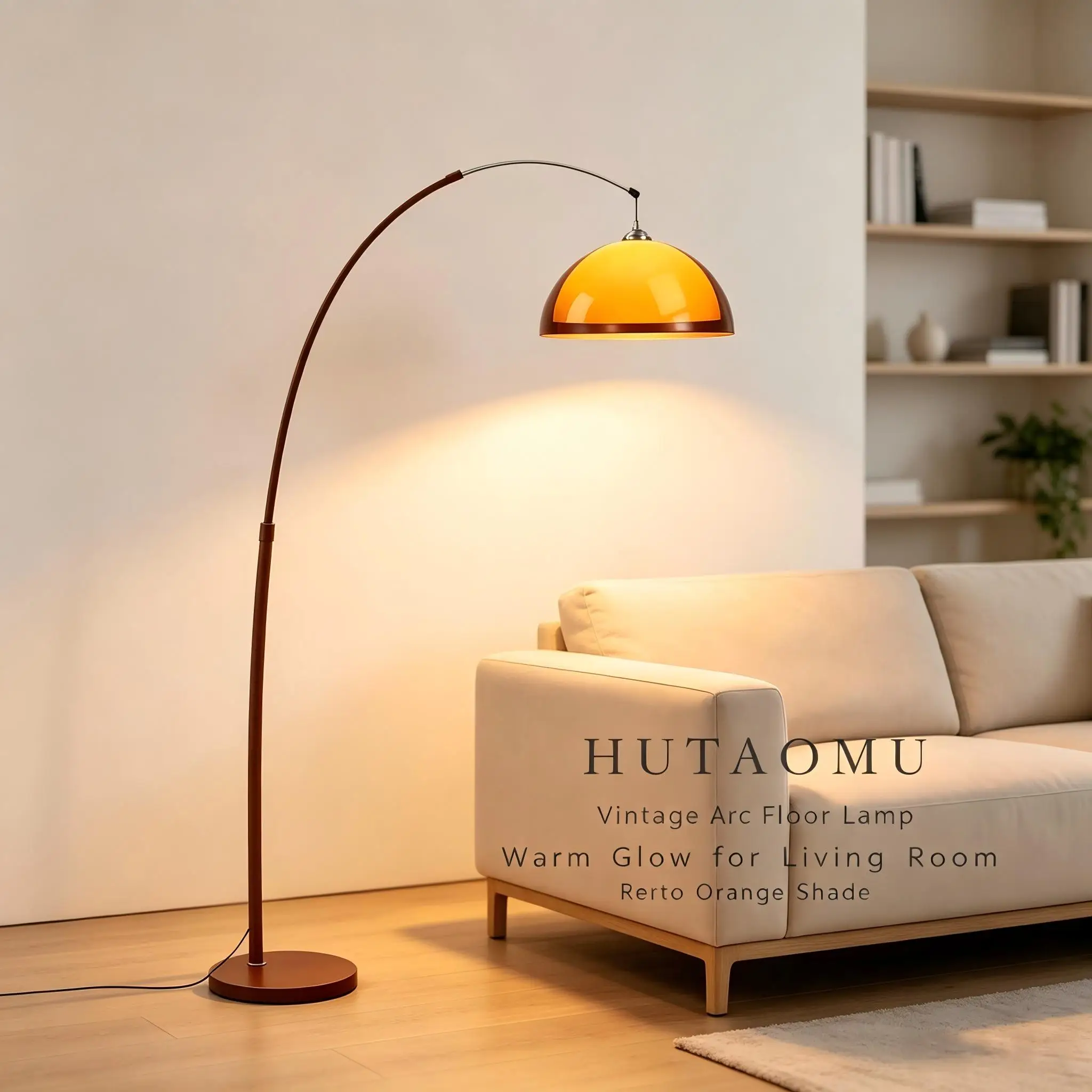 French Vintage Floor Lamp Dark Brown Minimalist Acrylic Lampshade E27 Light Fixture for Living Room Bedside Home Floor Lighting