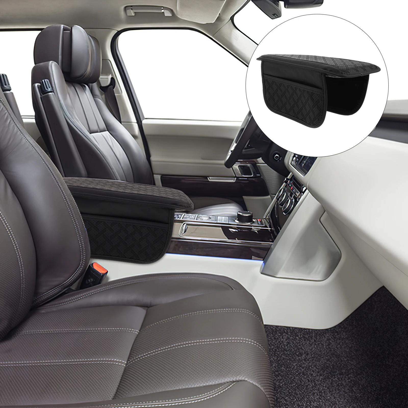 

Heightening Pad Armrest Box Cover for Car Center Console Cushion Protector Truck