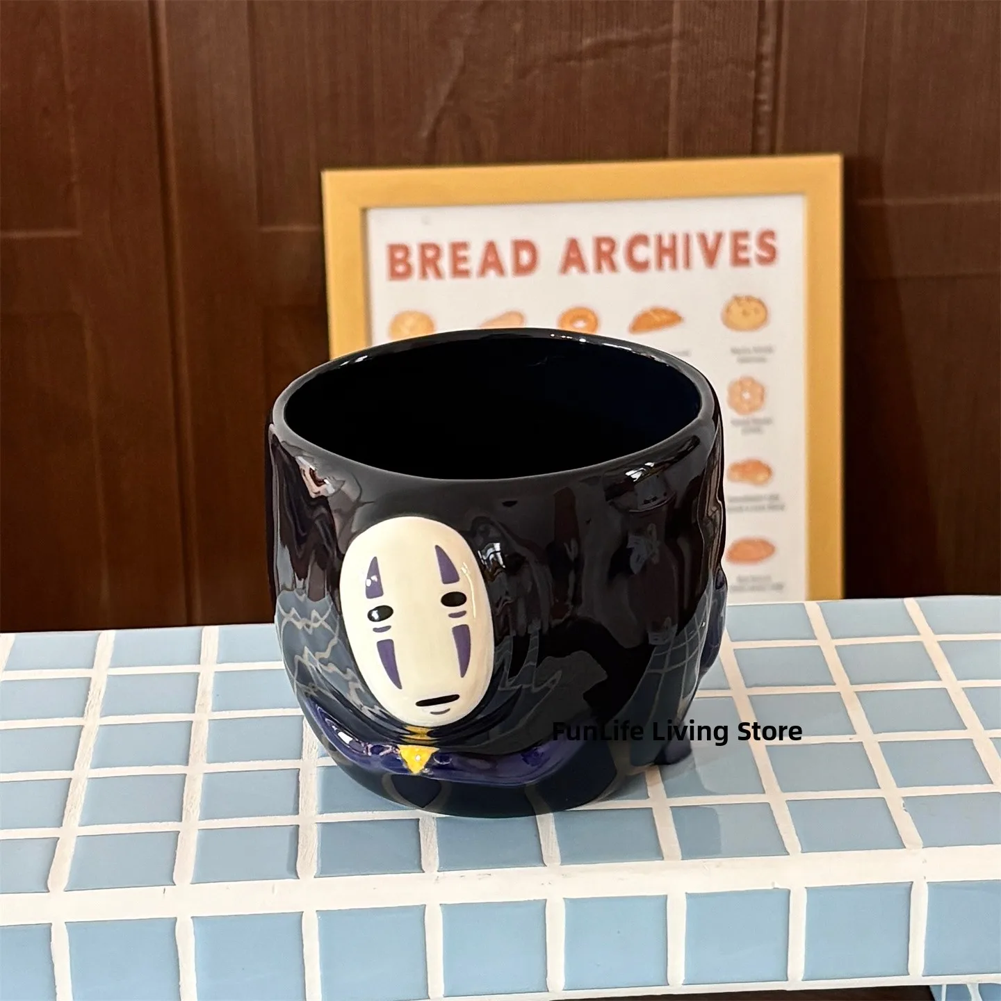 

FunLife Cerc Coffee Mug Large Capaci Handheld Cerc Cup Men's Sle Anime Totoro Character FunLife Cartoon Anime Cup