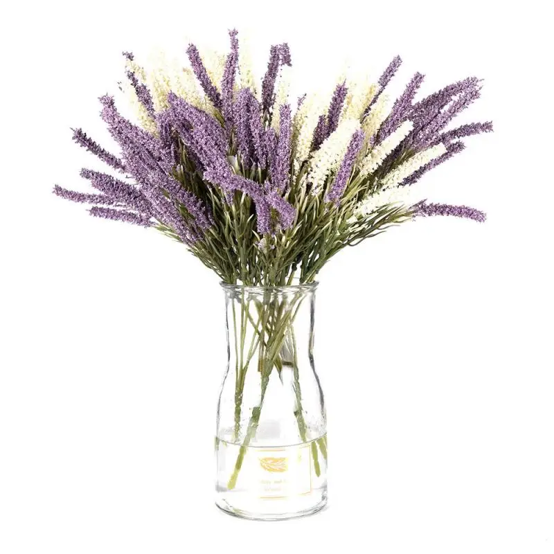 

1 Bunch of 5 Forks Artificial Flowers Lavender for Home Decoration Accessories Wedding Diy Flower Arrangement Indoor Furnishings