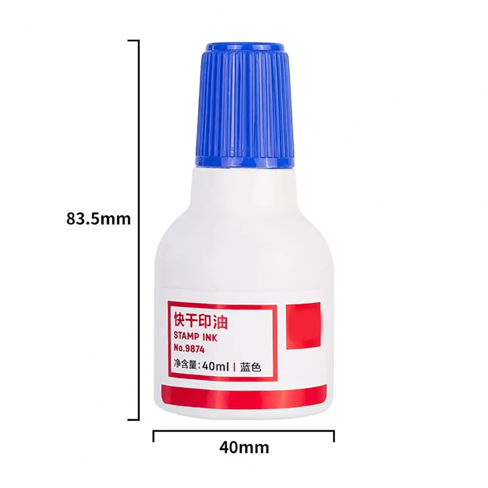 حبر إعادة تعبئة يدوم طويلاً ، حبر بديل ، متين ، نابض بالحياة ، سريع الجفاف ، وسادة طوابع ، المنزل ، المدرسة ، المكتب ، 40: 1