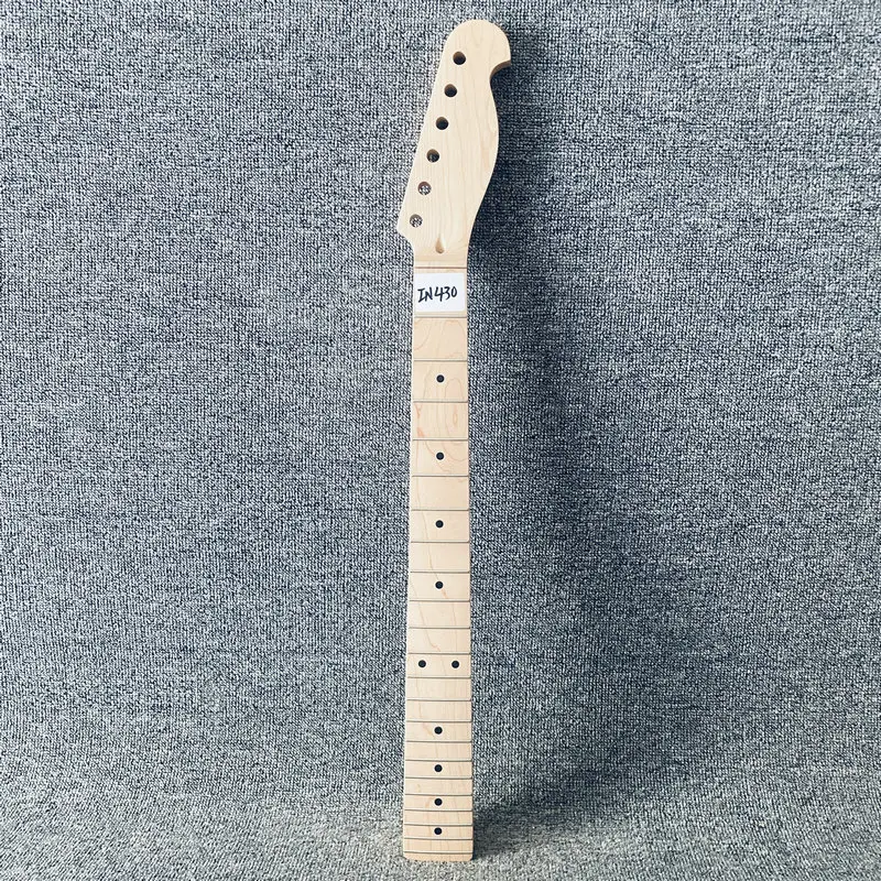 IN430 Custom Order Semi Finishing Tele Electric Guitar Neck 22 Frets for TL Guitar DIY Replace 6 Strings Right Hand