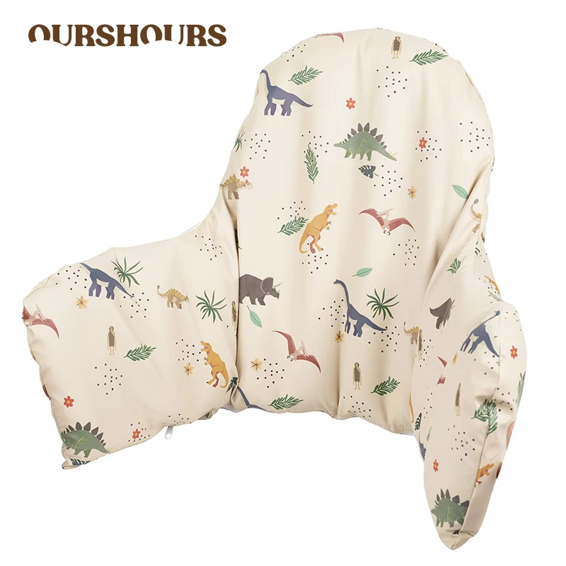

Baby High Chair Cushion Cover Built-in Inflatable Cushion Easy to Clean Highchair Accessories for Baby Sitting More Comfortable