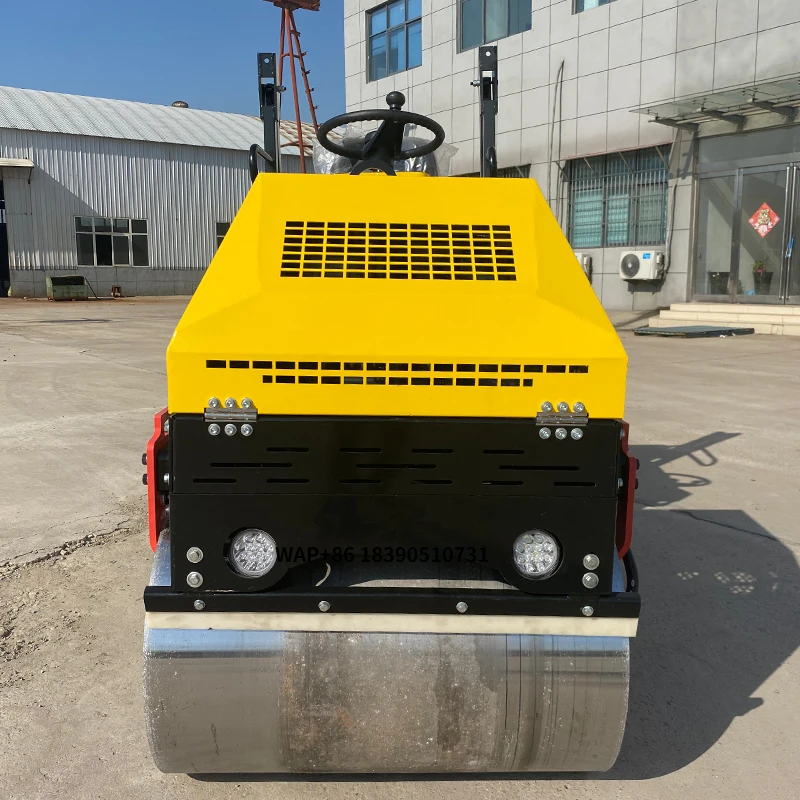 Ride-on Road Roller Compactor Vibrating Vibratory Asphalt Road Compactors Price