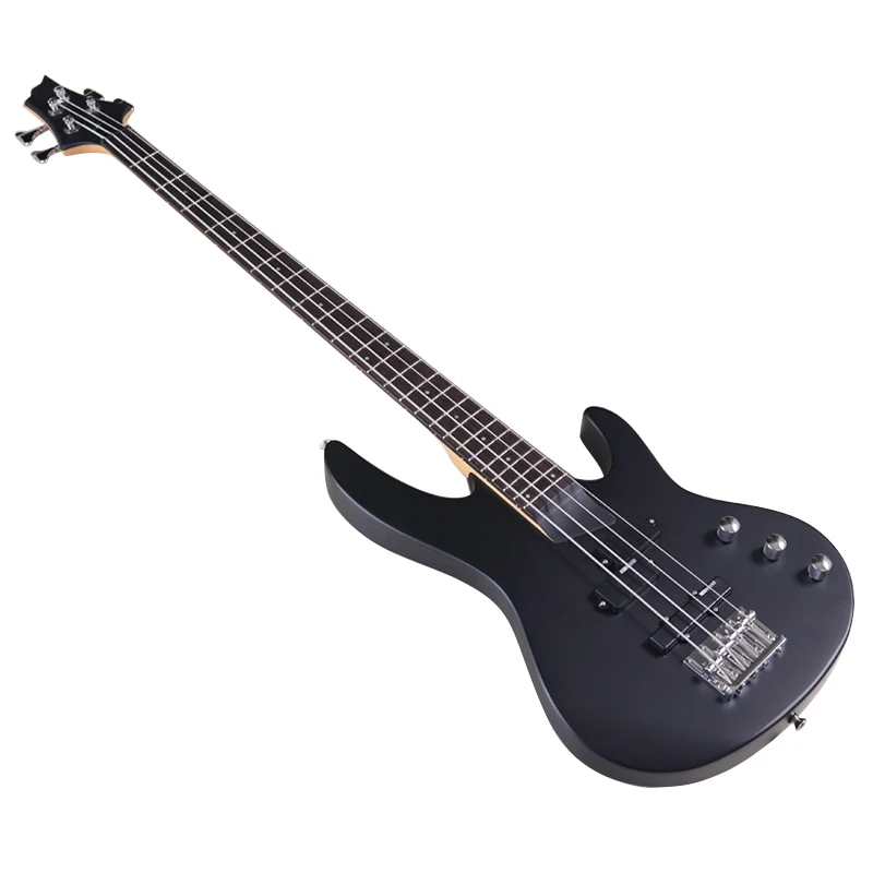 Active Pickup Electric Bass Guitar 4 String 43 Inch Bass Guitar High Gloss Full Basswood Body Good Handicraft