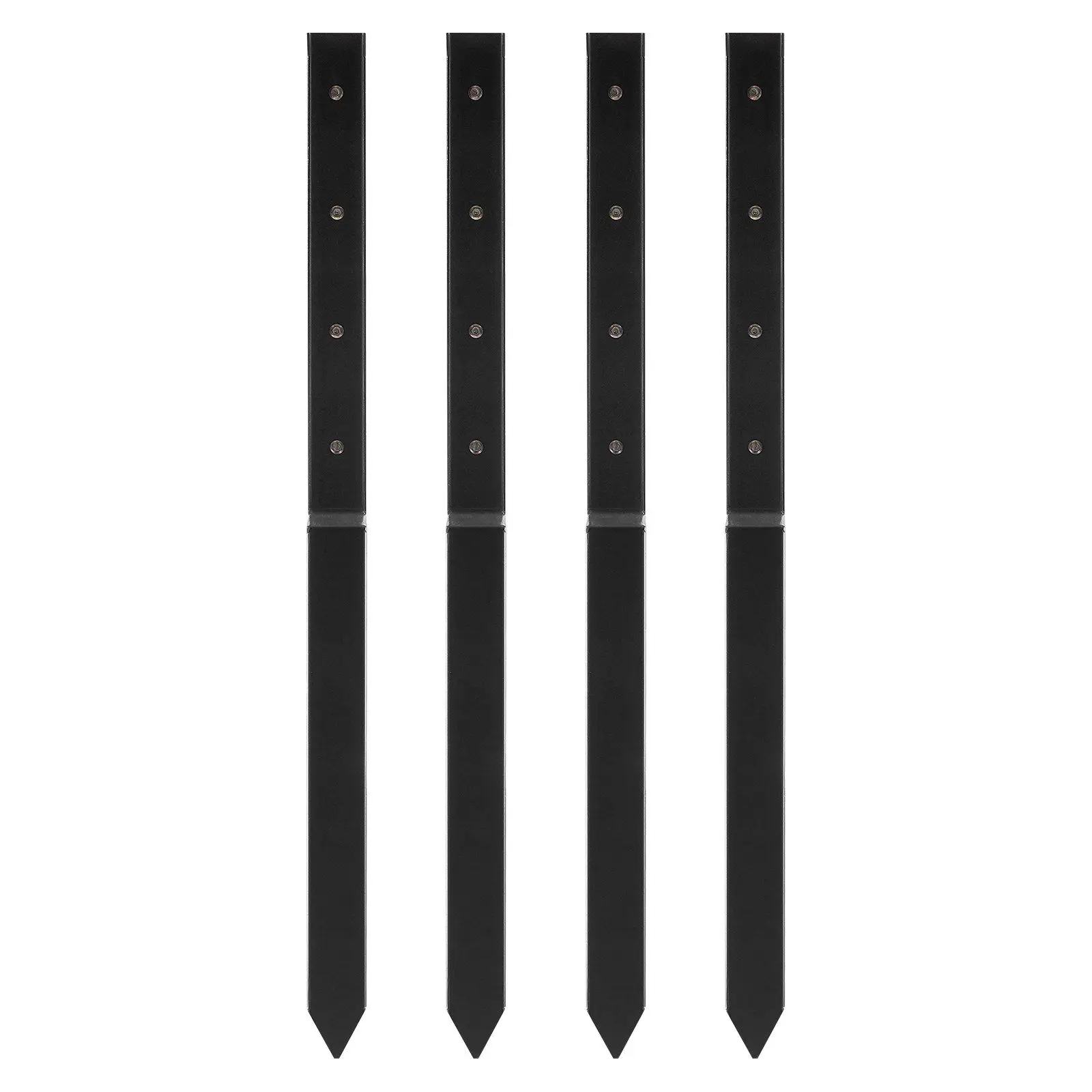 

Комплект для ремонта столбов забора, 4 шт., усиленные стальные опорные стойки для поврежденных деревянных столбов забора