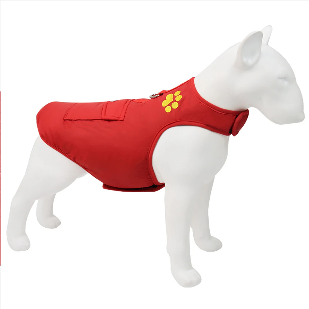 Winter Dog Clothes Outdoor Cold Proof Warm Dog Jacket with Fleece Cotton French Bulldog Puppy Clothing Coat
