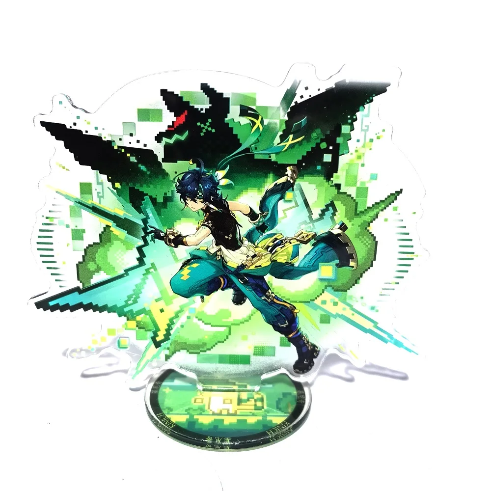 Anime Genshin Impact Figur VARKA ZIBAI Acryl-Standmodell 1 Stück Schreibtisch-Deko Stehende Figur Geschenk für Spielfans – Detail 4