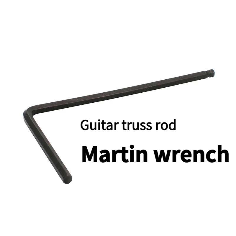 1PCS For Martin Guitar Tuning Wrench Extended Hex Wrench Metal Hex Truss Rod Wrench