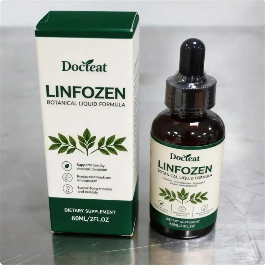 Natural Gentle Plant Natural Herbal Lymphatic Drainage Drops Serum Body Care Liquid-Based Help Relieve Heavy Feeling
