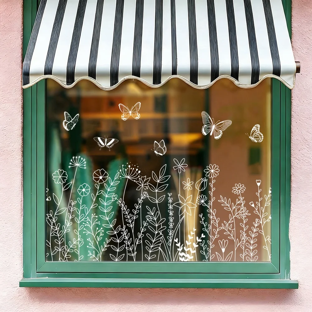 for static Cling Sticker Window Decals Window Decoration Spring Butterfly Design for static Cling Technology For Windows For