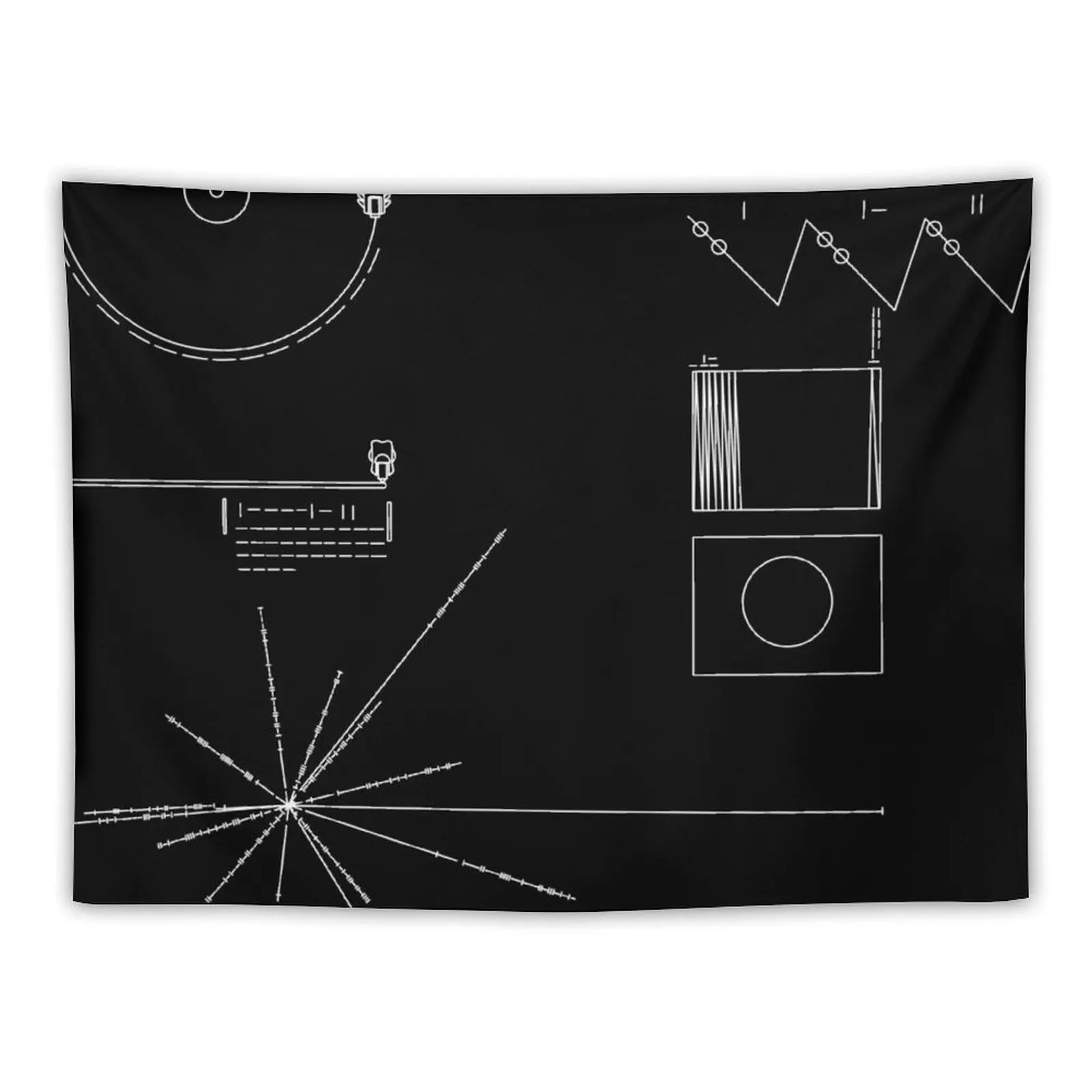 

The Voyager Golden Record Tapestry Room Decorations Aesthetic Decoration Room Decoration Home Tapestry
