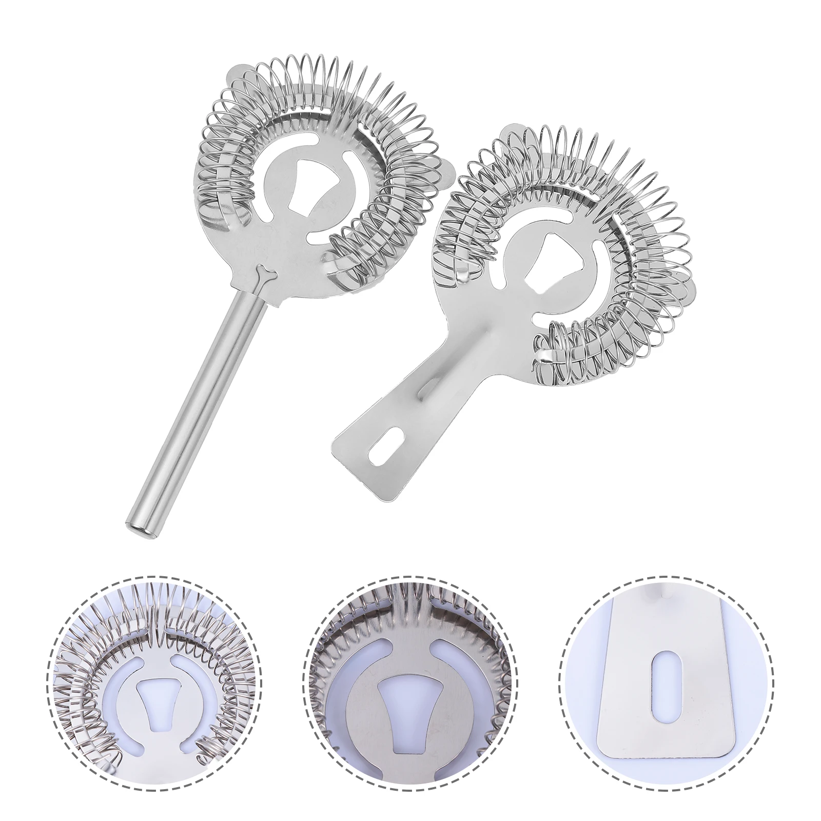 

2pcs Cat Shape Ice Stainless Steel Rustproof Bar Mixologists Strainer Bartenders Cocktail Strainer Fast Water Tool