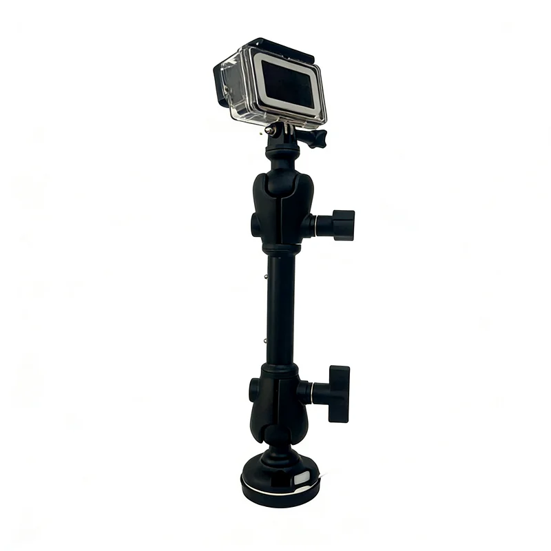 Trolling Motor Support Stabilizer Mount with 1.54inch degree Ball Mount Clip For Gopro Hero DJI OSMO Action Insta 360
