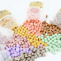 100Pcs/Bag Retro Sealing Wax Seal Stamp Wax Beads DIY Wedding Birthday Party Invitation Decoration Craft Wax Card Making Tools