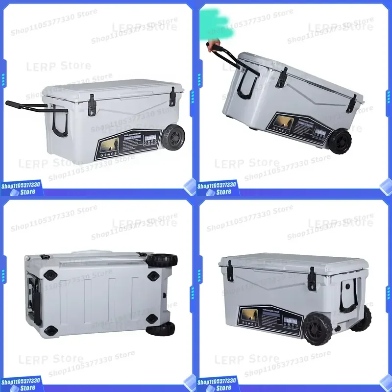 Insulated Sea Fishing Cooler Box New Style Wheeled Ultra-Lightweight Outdoor