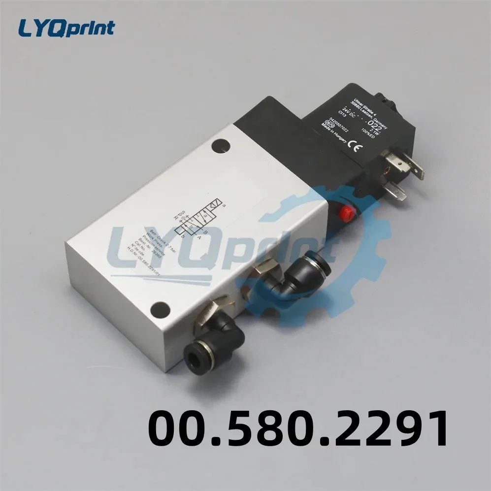 

1 Piece 00.580.2291 Heidelberg MO Solenoid Valve For XL106 XL105 XL75 CD102 SM102 CD74 SM74 SM52