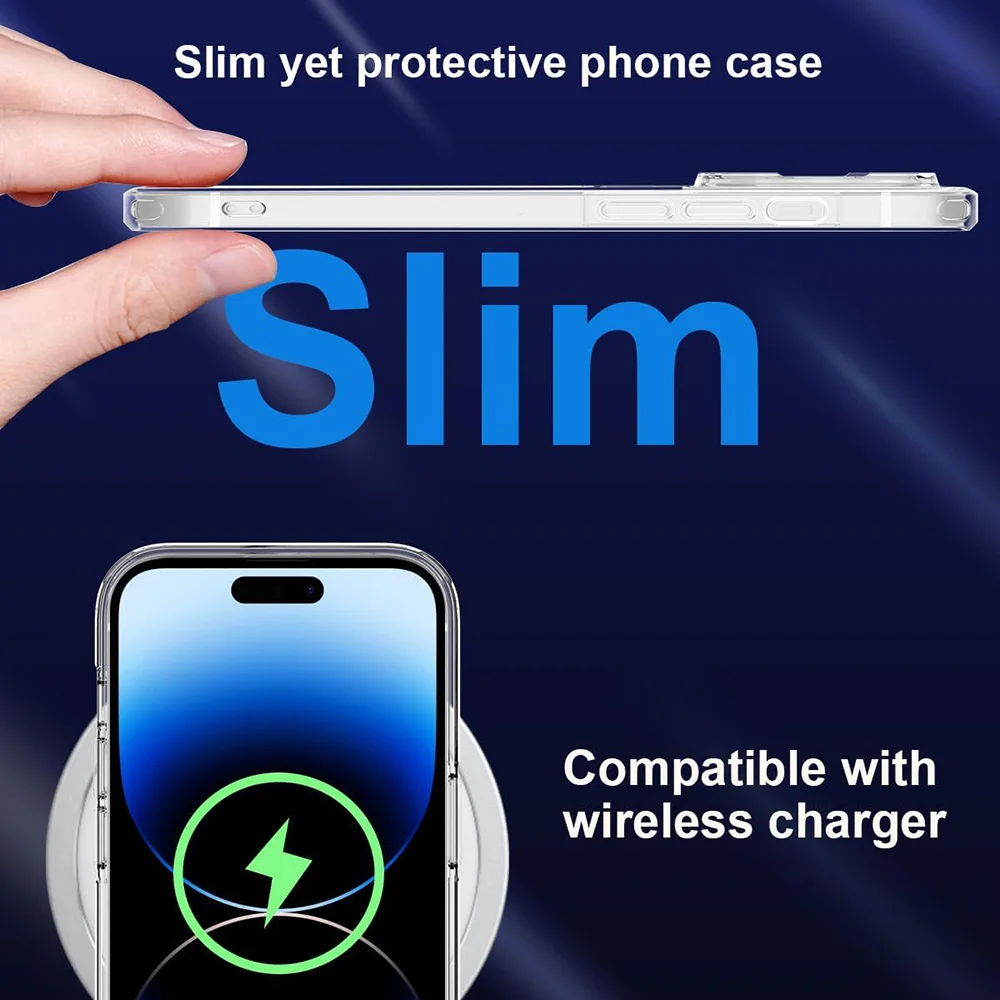 الهجين للصدمات الغطاء الخلفي للقضية آيفون 16e 16 15 14 13 12 11 برو ماكس زائد ميني واضح الصلب قطعة سيليكون لينة قذيفة رقيقة بولي يوريثان #6