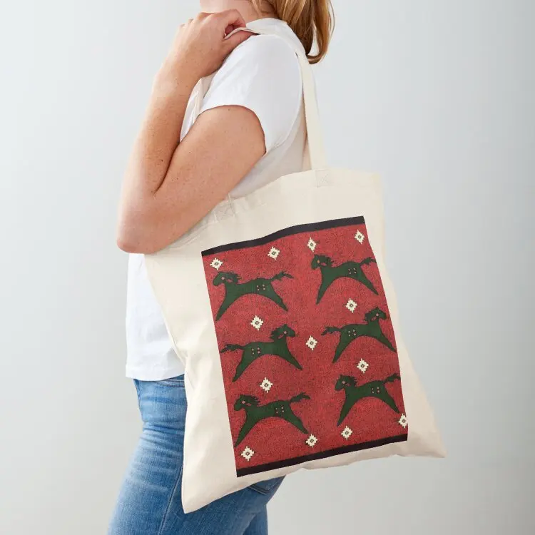 

The Christmas Tribal Horse Tote Bag shopper bag women canvas Women's shopper bag large size bags Shopper handbag