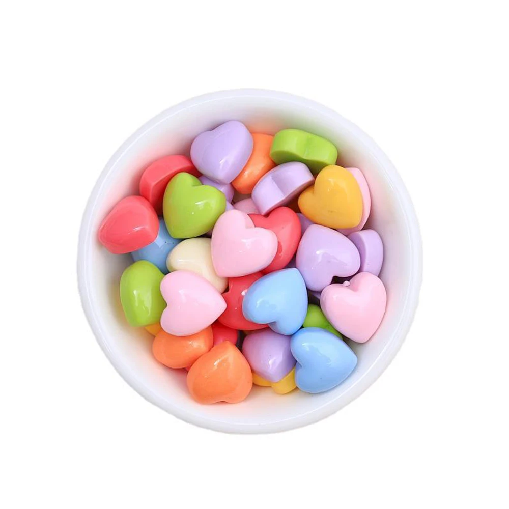 20PCS Mixed Star Heart Series Resin Flatback Cabochons For Hairpin Scrapbooking DIY Jewelry Craft Decoration Accessories