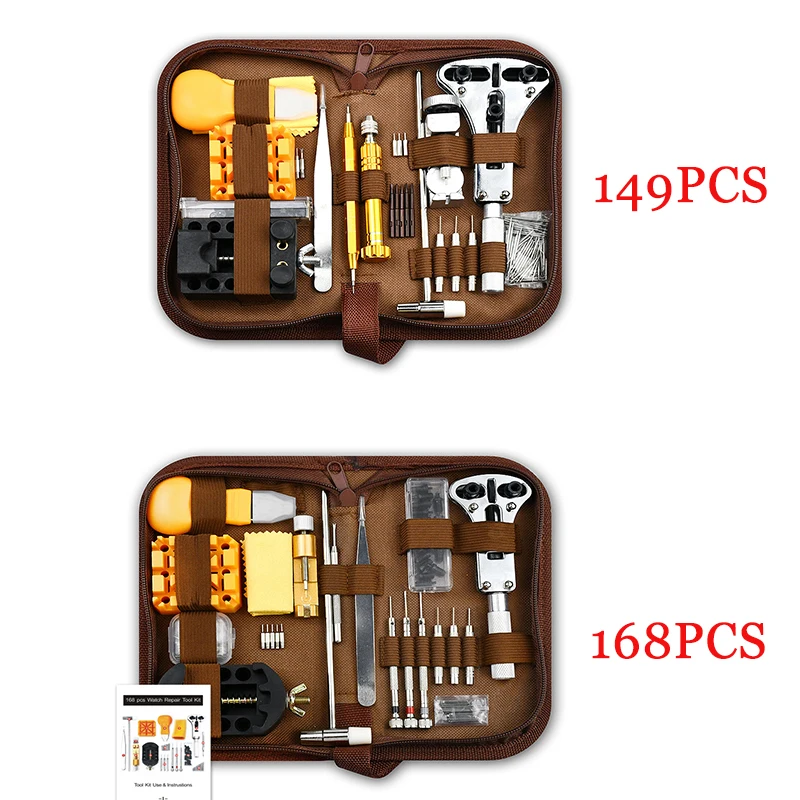 

Watch Repair Kit Case Disassembler Opening Rod Kit Suitable For Battery Replacement Repair Set Watchmaker Tools 149PCS 168PCS
