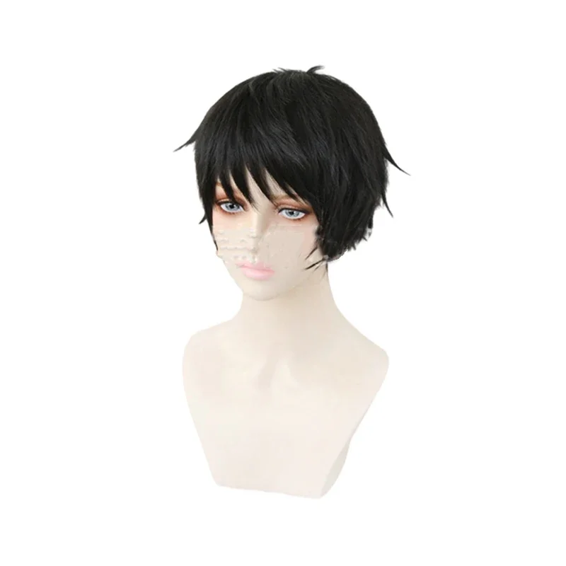 Gojo Wakana Cosplay Anime My Dress-Up Gojo Wakana Cosplay Costume Wig School Uniform Blue Pants Shirt Halloween Costumes for Men