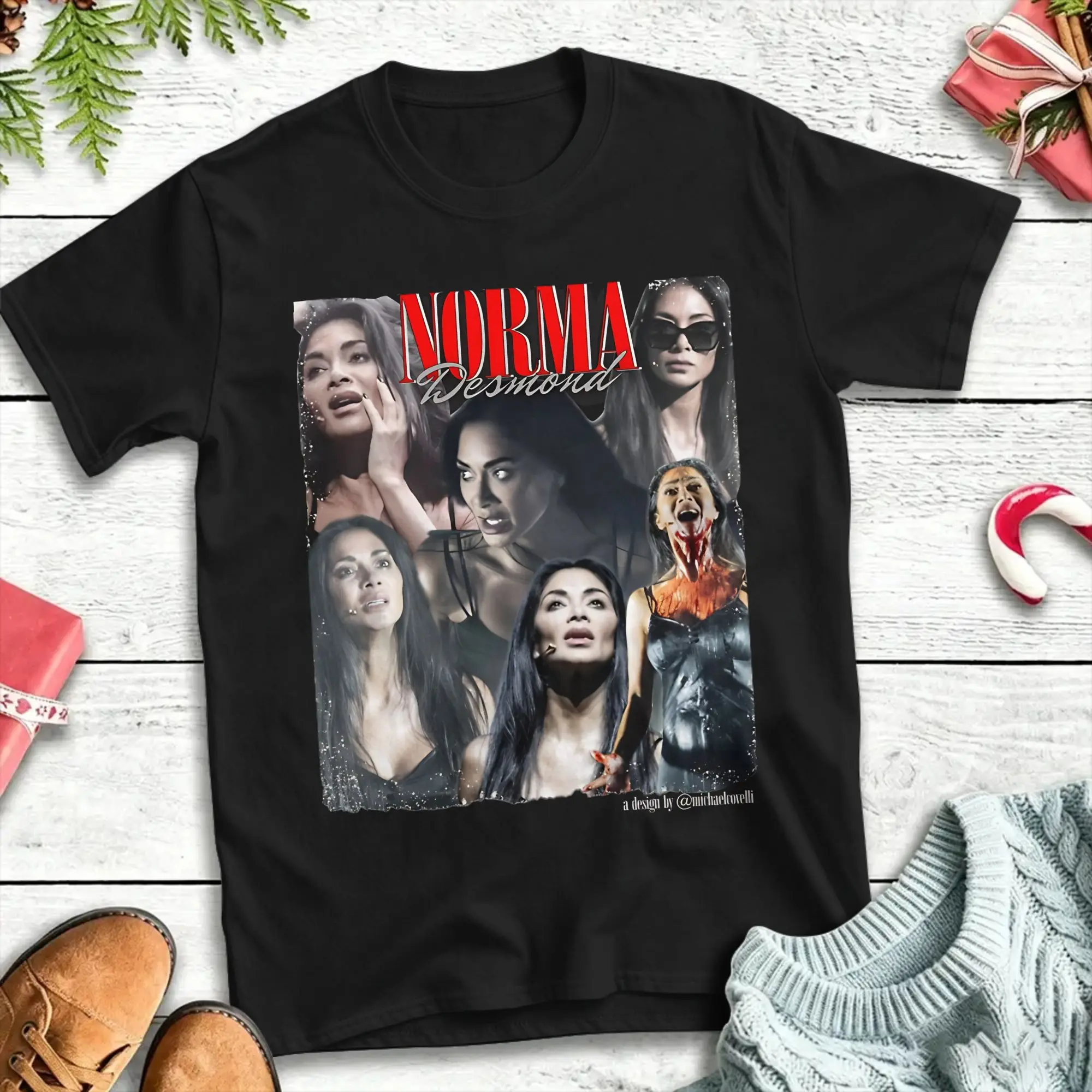 Men Women T-Shirt Nicole Scherzinger Norma Desmond T Shirts Trendy Cool  Summer Tees Vintage 100% Cotton Clothes Gift Idea
