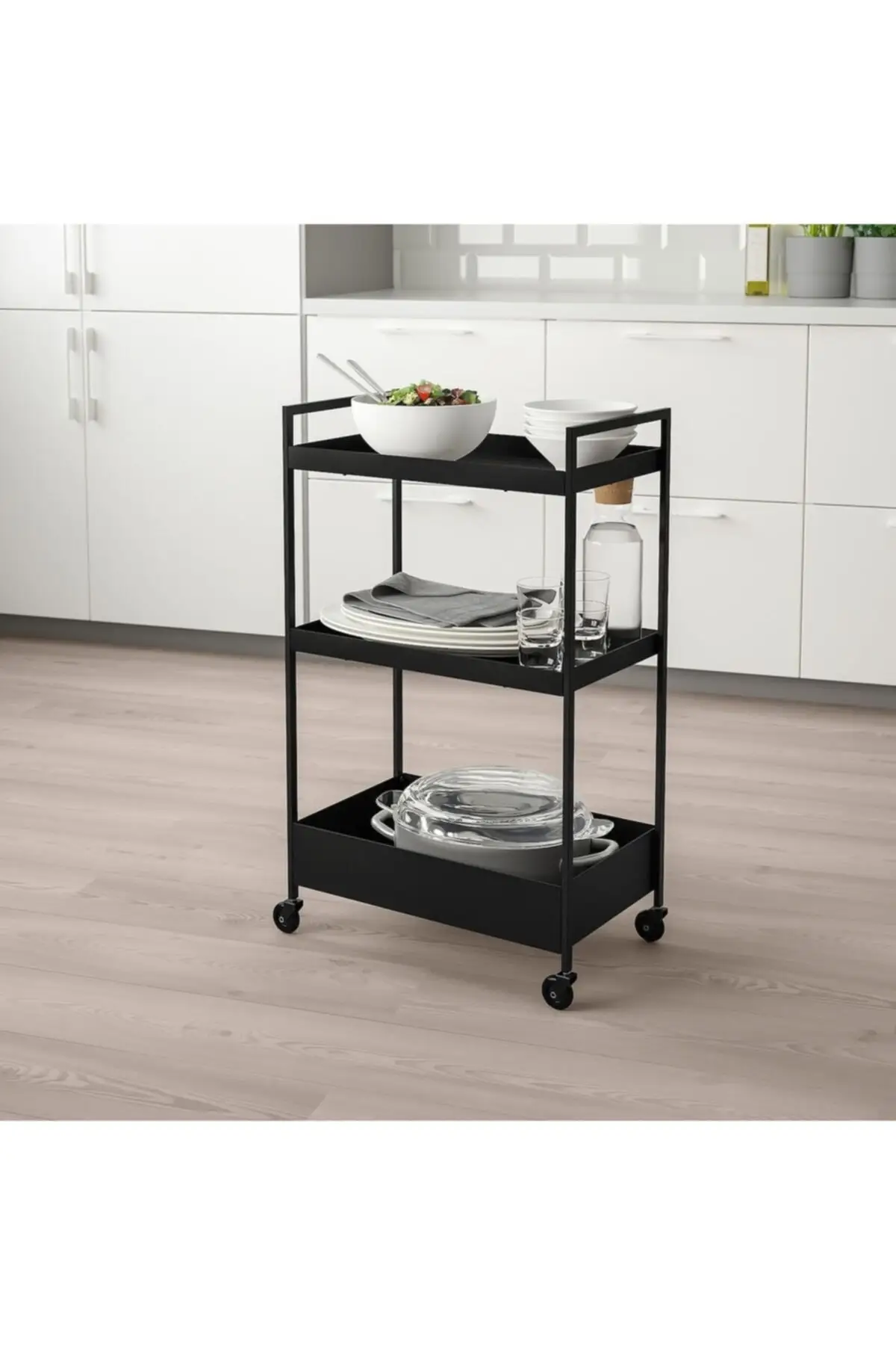 Lkea Nıssafors Service Cart Black service tool