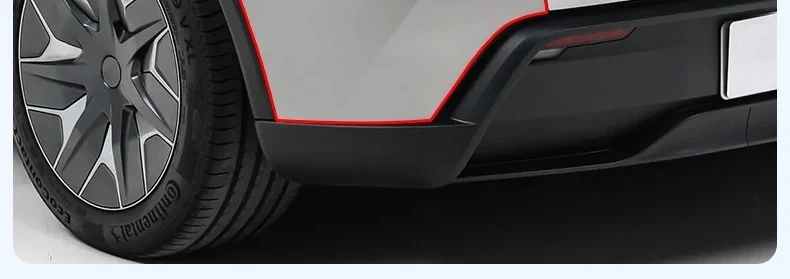 Kratzfeste Klarsichtfolie für Tesla Model Y Juniper 6-Sitzer Model YL Autotürkanten & Stoßfänger Lackschutzfolie (PPF) ClearTPU – Detail 9