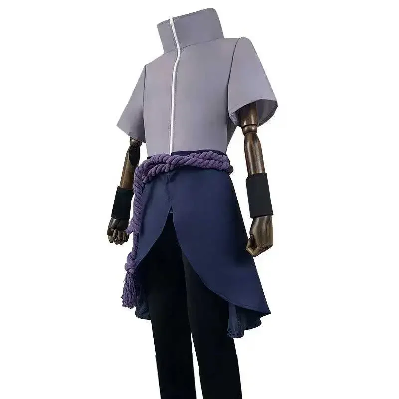 

AA Men Elder Boys Anime Sasuke Costume Halloween Cosplay Comic Uchiha Cos Suit Stage Performance 2025 New