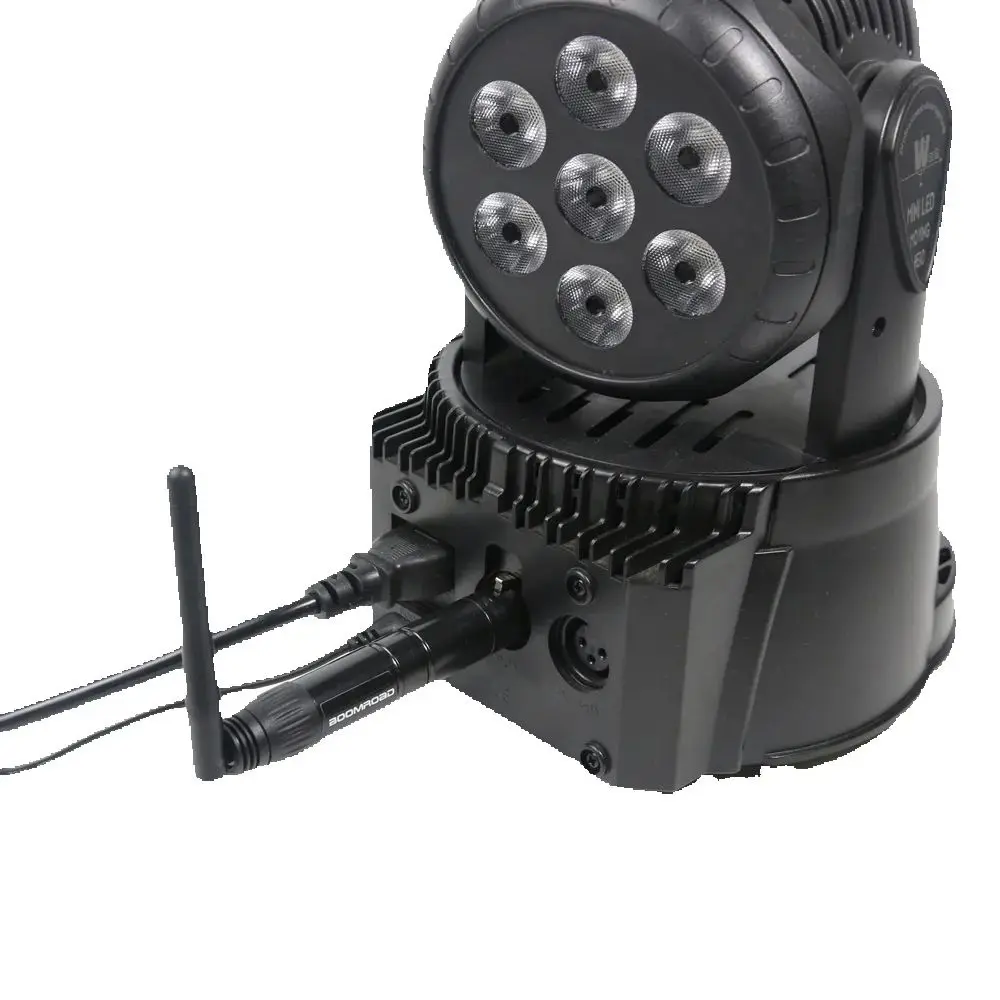 2.4G Wireless DMX512 3pin XLR Receiver And Transmitter With Antenna DMX Control Stage Lighting Effect Professional Controller