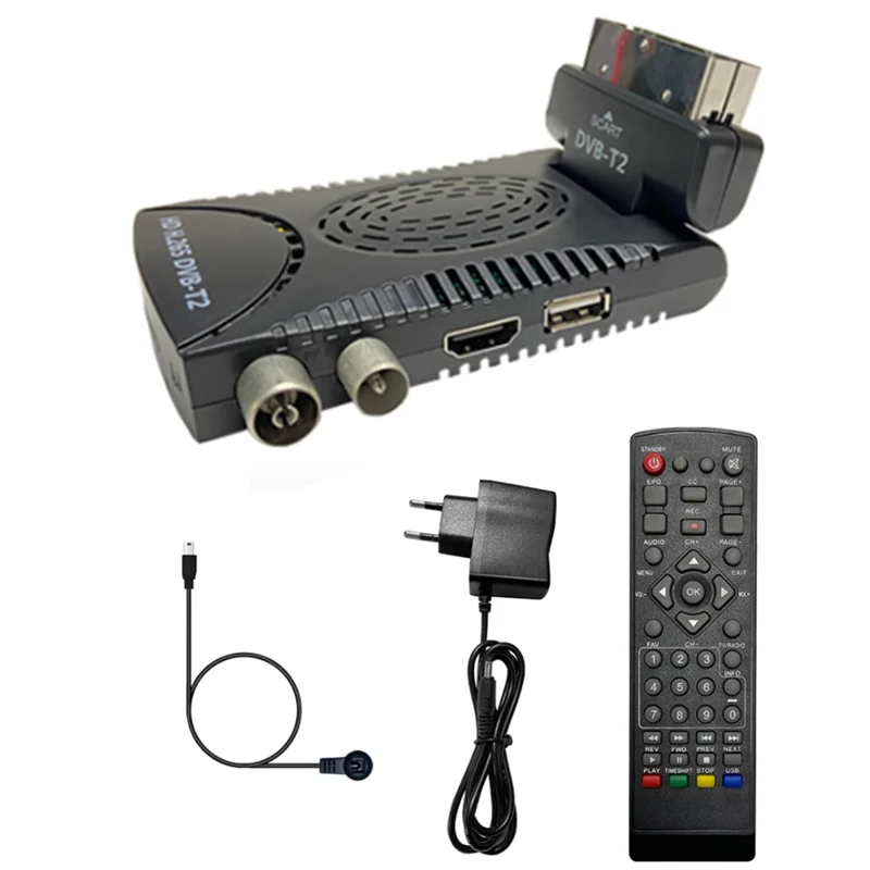 ELECT-H. 265 HEVC Decoding Full HD DVB-T2 Digital Terrestrial TV Decoder Set Top Box With EPG EU Plug