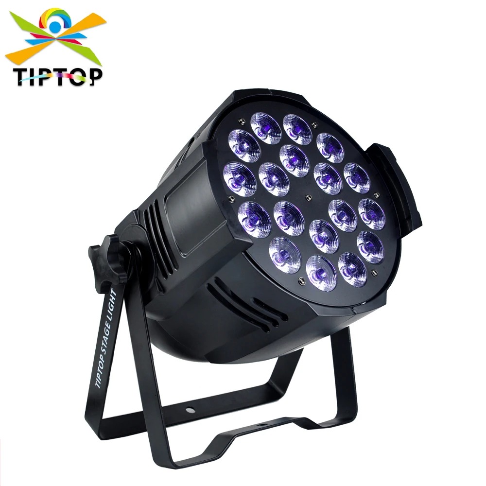 

Freeshipping TIPTOP TP-P53C 18x18W RGBWA UV 6IN1 DMX LED Wall Washer Projector,Wedding Christmas Decoration Background Light