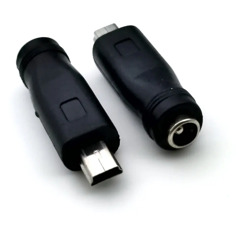 5.5 mm x 2.1 mm DC Female to mini USB Male Power Charging Cable Adapter