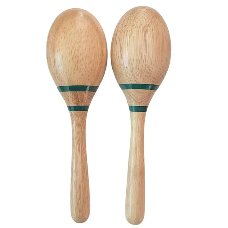 ¡NUEVO! ABKG】 Instrumento musical para fiestas y juegos: maracas y sonajeros de percusión manual, 2 maracas con sonido claro