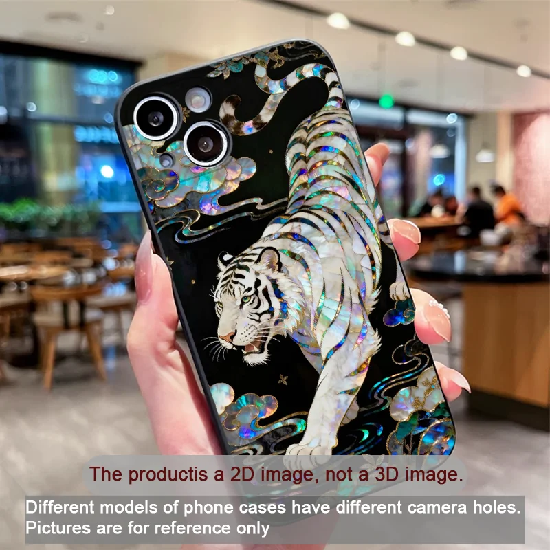 Chinese-style Dragon Tiger Marble Texture Phone Case for OPPO Reno 13 12 F 11 F 10 Pro Plus Find X5 X3 Lite X7 X8 A98 Soft Cover
