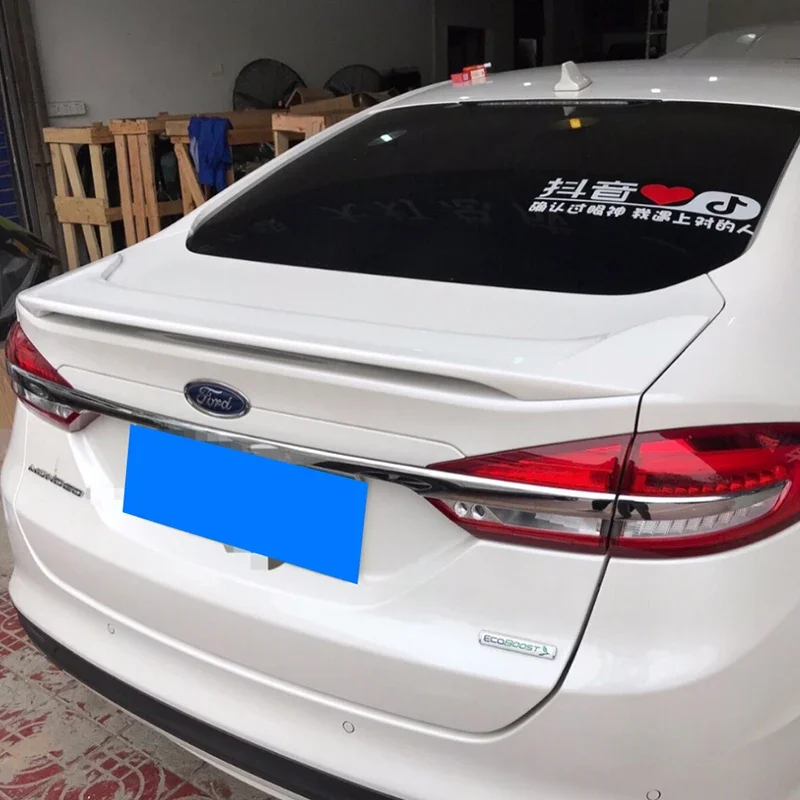 Trunk Spoiler for Ford MONDEO Fusion 2017 - 2020 ABS Plastic Rear Tail Wing Accessories