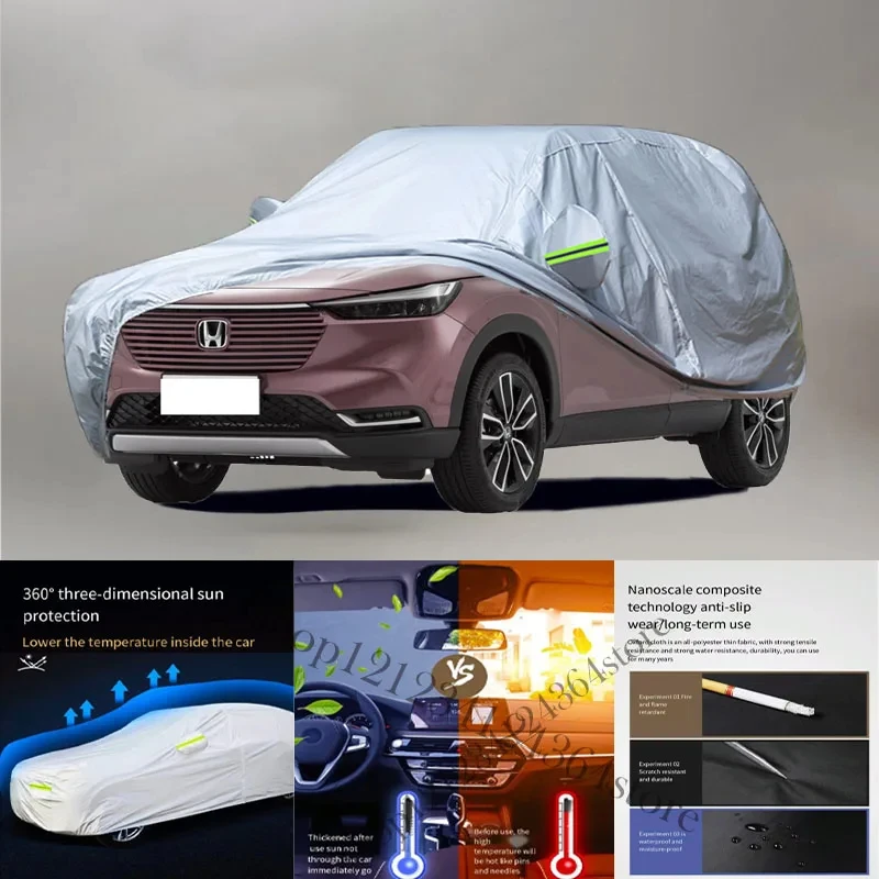 

For Honda-Vezel-Auto Anti snow Anti dust Anti-uv Anti peeling paint And Anti Rainwater 210t Car cover protection